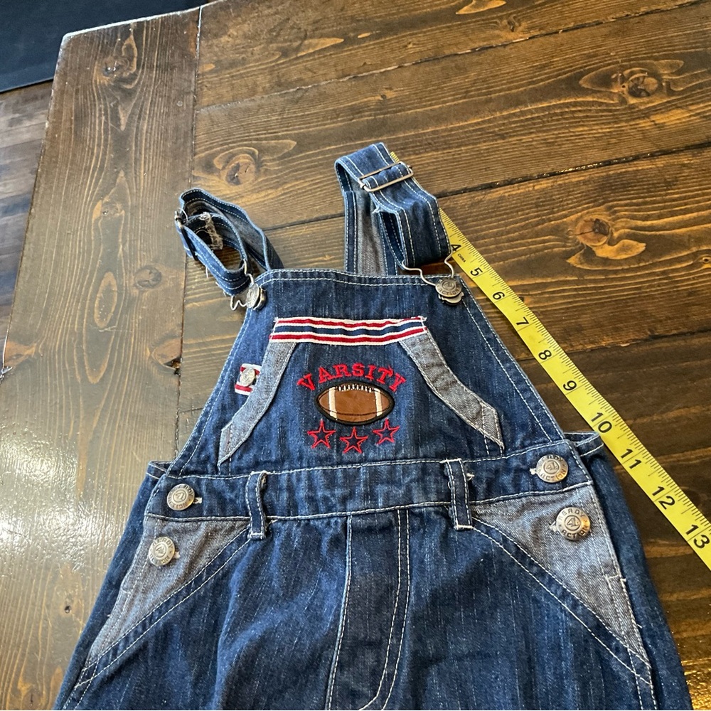 Denim Varsity Overalls